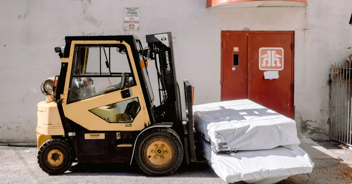 Forklift rental Abu Dhabi with certified operator for industrial and warehouse use | Taineq