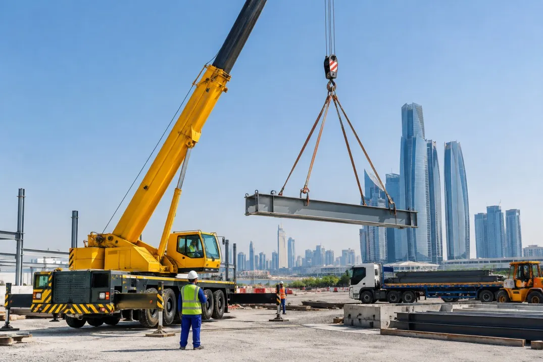 Lifting Equipment Rental Abu Dhabi – Mobile Crane Lifting equipment rental Abu Dhabi for construction and industrial site operations